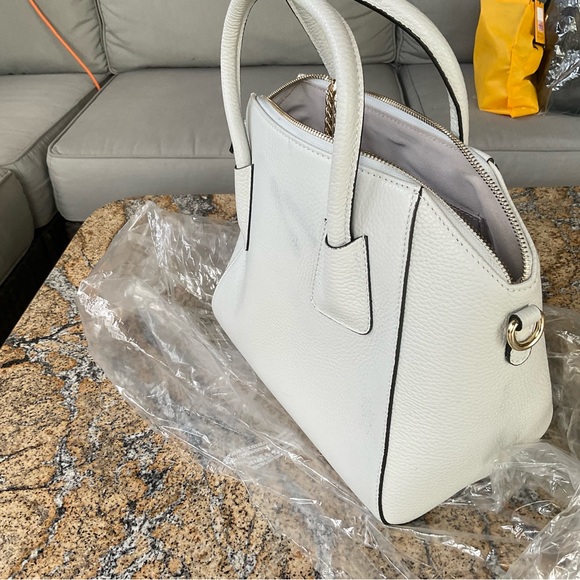 💥PRICE DROP💥WOW‼️VALENTINO BY MARIO VALENTINO MINIMI SATCHEL WHITE PURSE BAG‼️ - Picture 6 of 11